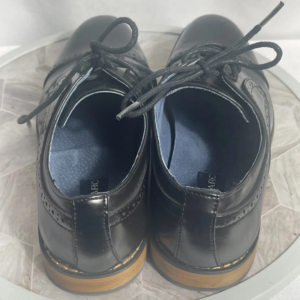 Bruno Marc Prince K1 Black Oxford Dress Shoes Boys US 3 Party Formal